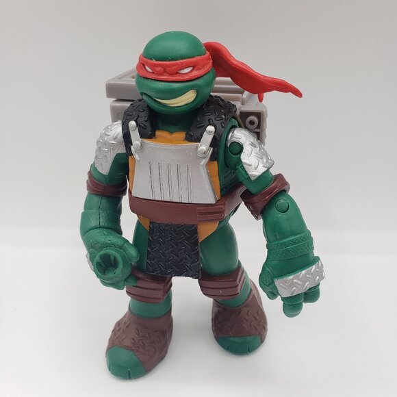 Teenage Mutant Ninja Turtles Other - 2012 TMNT Figurine Flingers Sai Throwing Raphael Figure Ninja Turtles Figure /FF